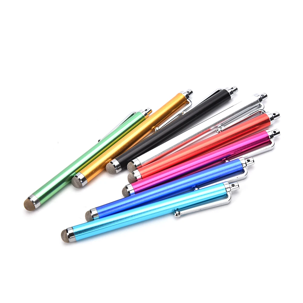 

Металлическая сенсорная ручка, 10 шт., стилус для экрана смартфона, сине-фиолетовый цвет для iPhone, планшета, смартфона, конденсаторные сенсорн...