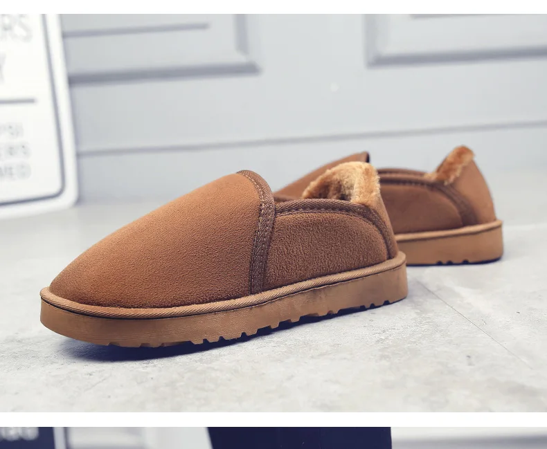 Зимняя обувь для мужчин; Мужская обувь; chaussure homme Hiver Chaussures Scarpe Uomo Invernali Winterschuhe Herren; мех