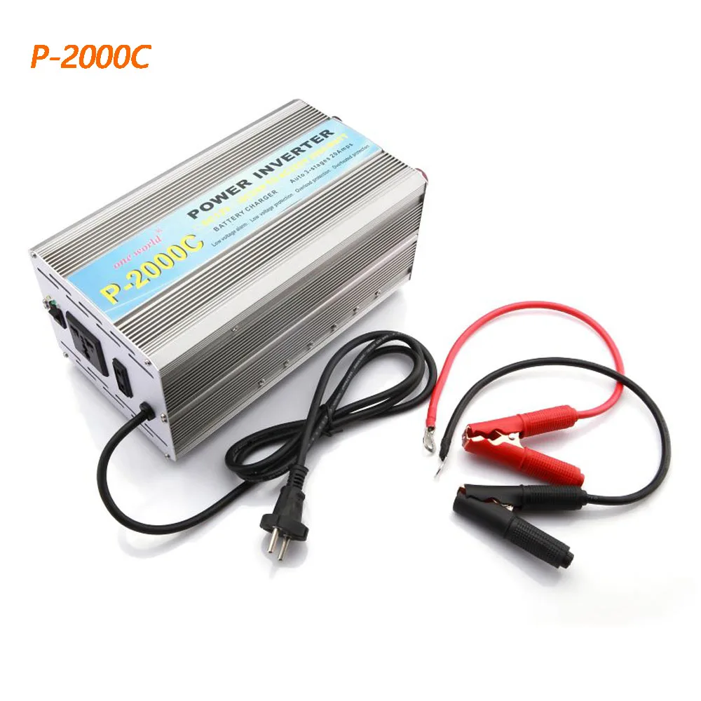 Инвертор солнечной энергии 2 кВт 2000 Вт модифицированный инвертор синусоидальной