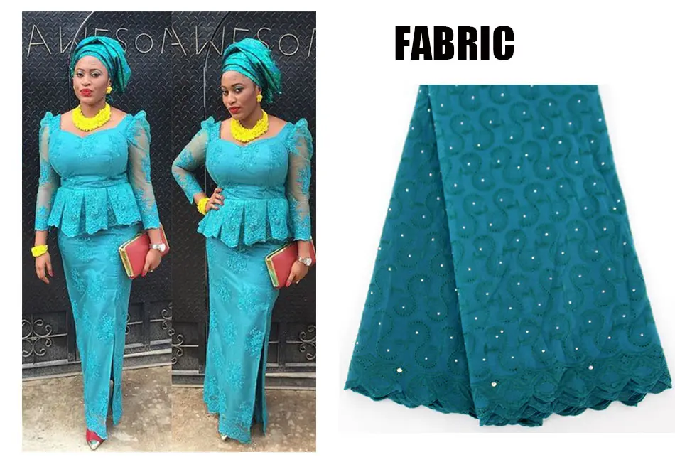 2 Pcs Set Fashion African Lace Dresses for Women Bazin Riche Africa Style Traditional Long Sleeve Skirt WY2438 | Тематическая