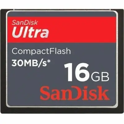 SanDisk Ultra CF карта памяти 16 ГБ 8 4 30 МБ/с./С компактная вспышка для камеры подлинный Nikon