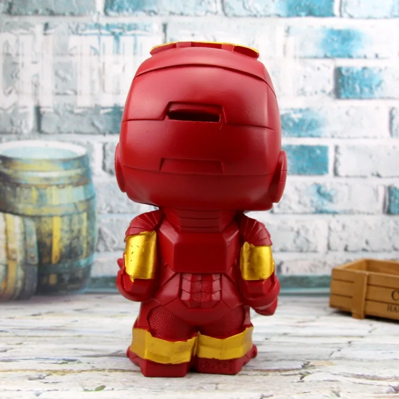 

Marvel Cartoon Creative Piggy Bank Piggy Bank Avengers Character Family Desktop Hand-made Practical Decoration Craft Decoration