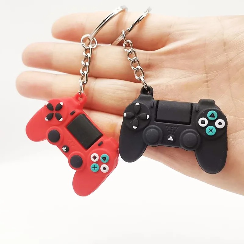 

Game Handle Keychain Keyring Gamepad Boyfriend Joystick Machine Key Chain PS4 Game Console Key Holder Trinket Gift Wholesale