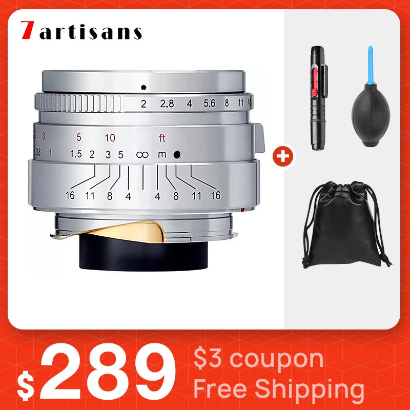 7 artisans 35 мм F2 объектив с большой диафрагмой paraxial M mount Lens для камер Leica m M240 M3 M5 M6 M7 M8 M9