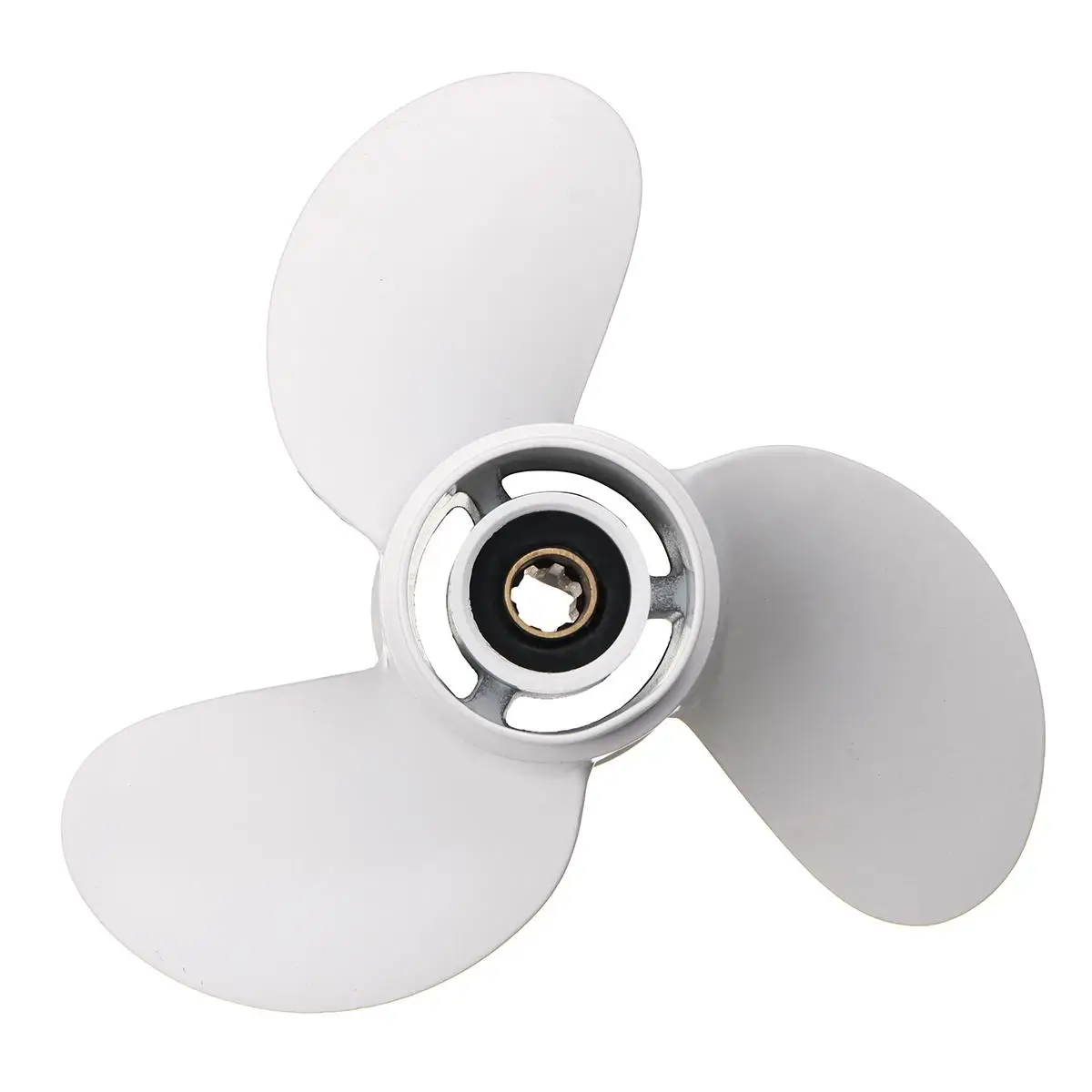 

8 1/2 x 8 1/2 Boat Outboard Propeller For Yamaha Outboard Engines 6-8HP 6G1-45941-00-EL Aluminum Alloy 3 Blade Marine Propeller