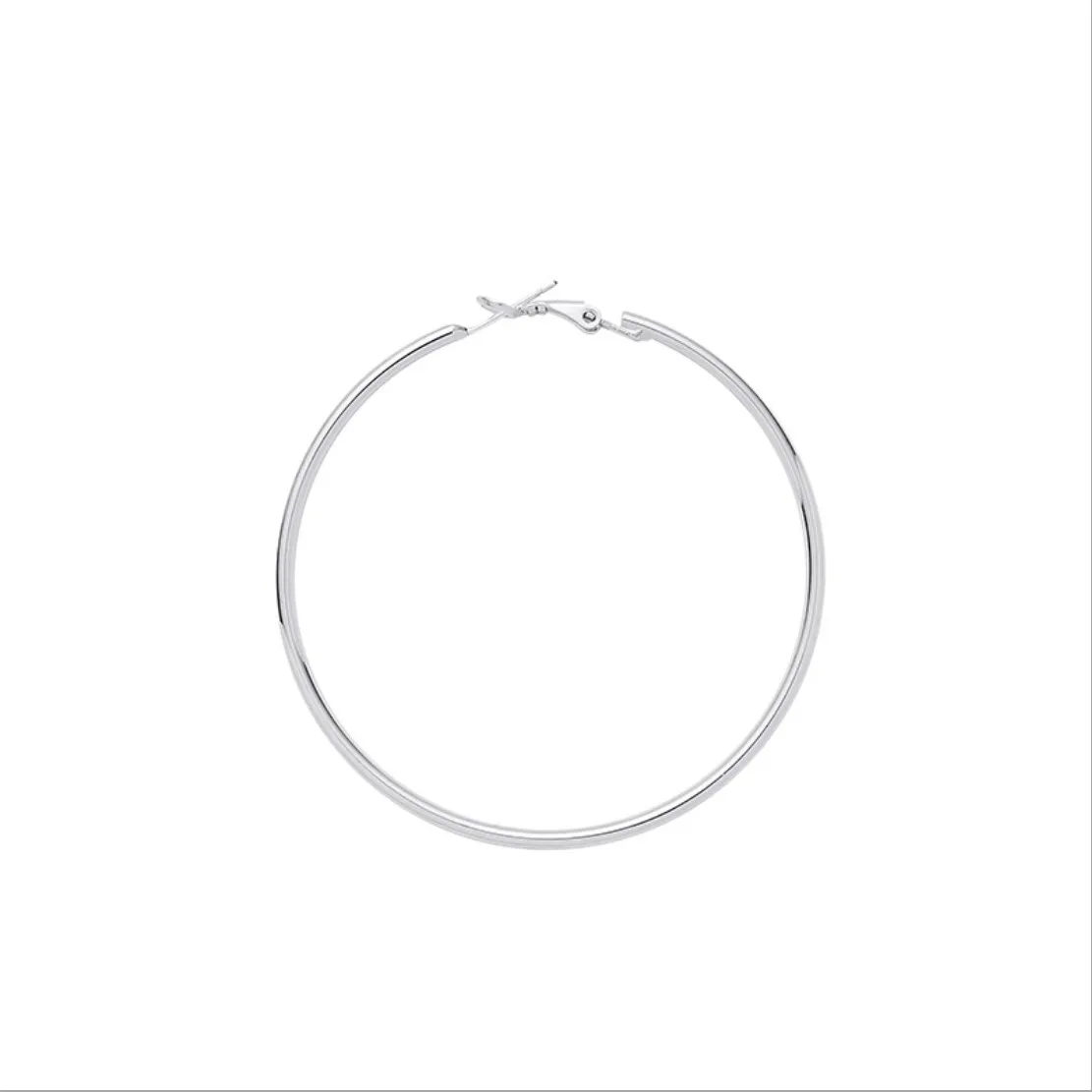 

YC3544E S925 Sterling Silver Fashion Simple round Earrings Party Gift Evening Woman Jewelry Stud Earrings 2021