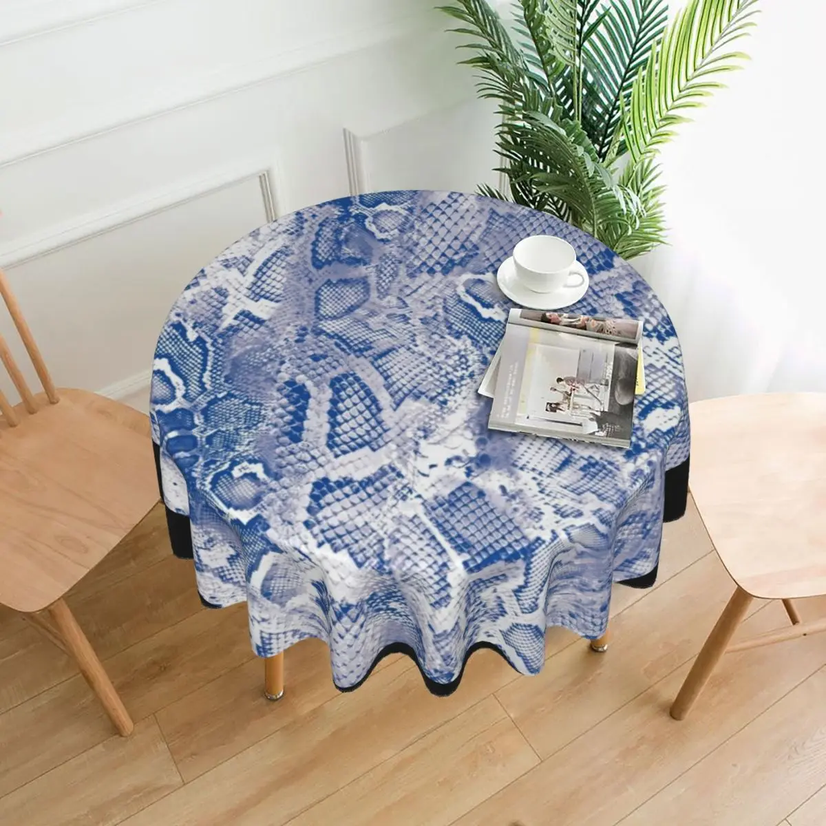 

Snakeskin Tablecloth Cheap Square Table Cover Kitchen Custom Decoration Polyester Table Cloth