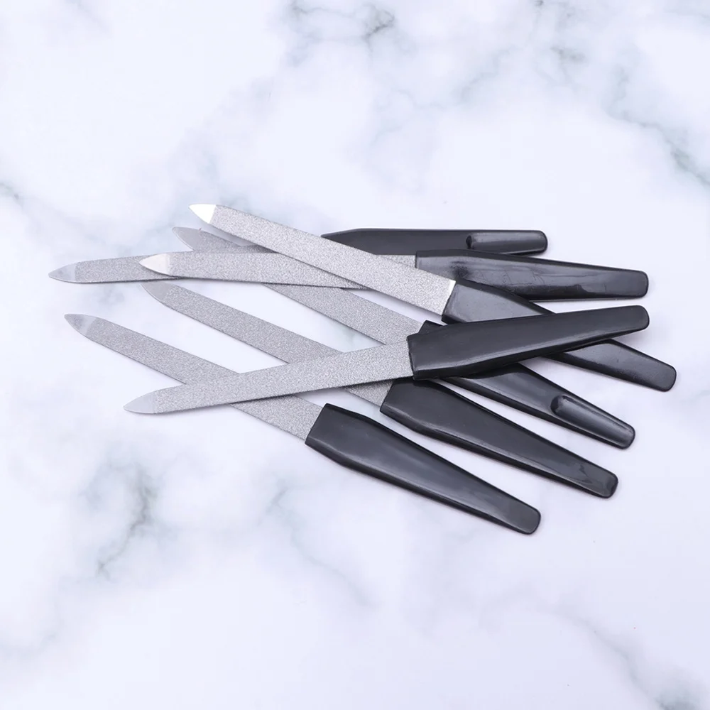 

20PCS Handle Nail File Compact Double-sided Manicure File Nail Art File
