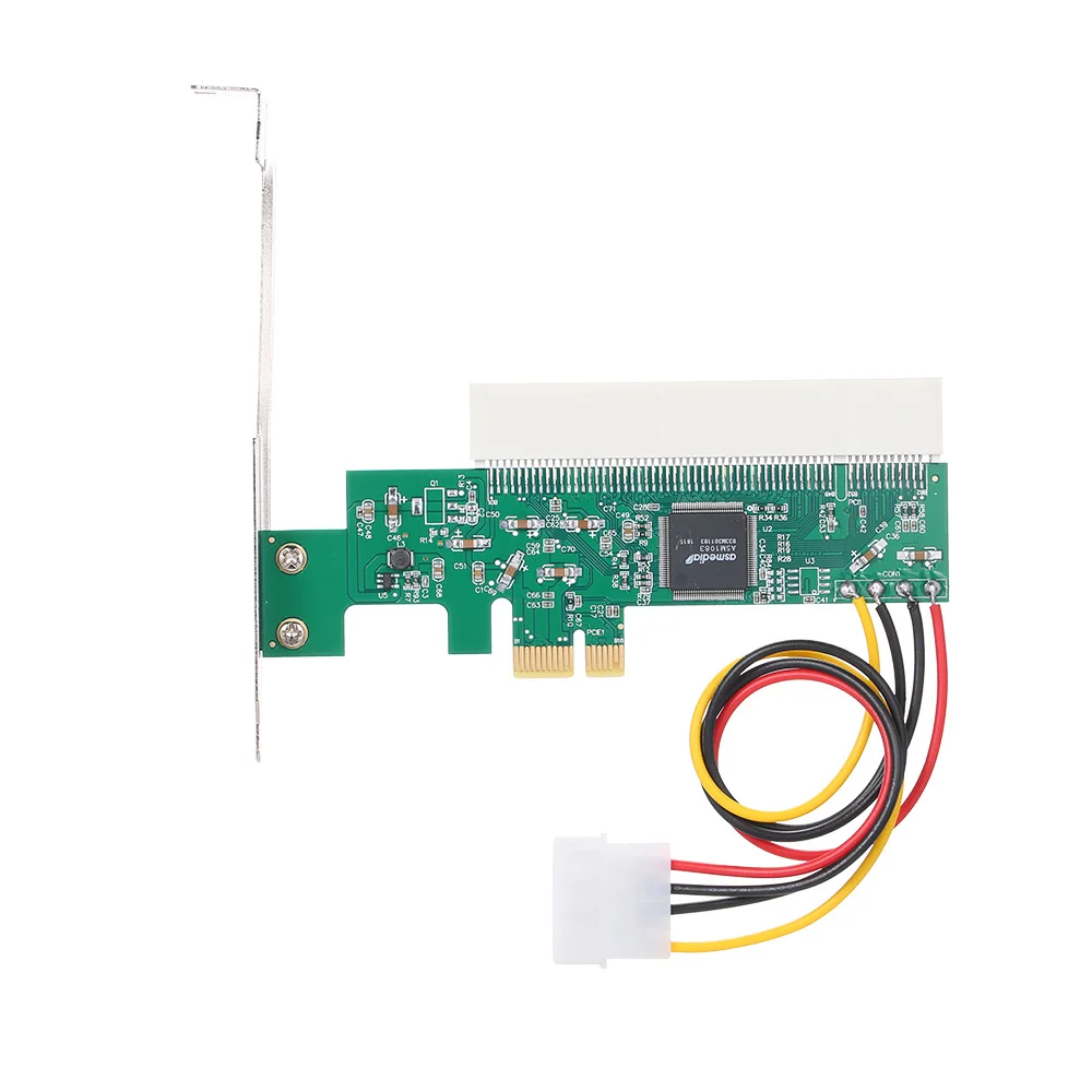 

PCI Express to PCI Adapter Card PCI-E to PCI Converter with 4Pin Power Supply Support WIN8/Windows 7/Vista/Linux