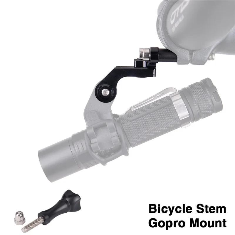 High-Strength Bicycle Stem Gopro Mount Lightweight CNC Holder Universal adapter for XC AM MTB Mountain Road Bike | Спорт и