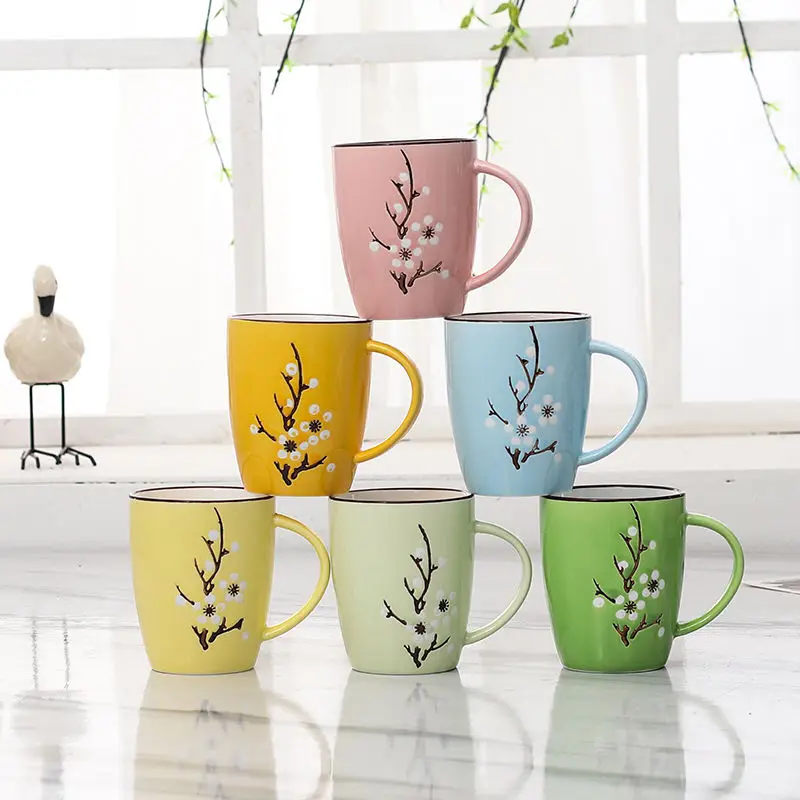 4/6 шт. керамическая кружка для кофе и завтрака | Дом сад