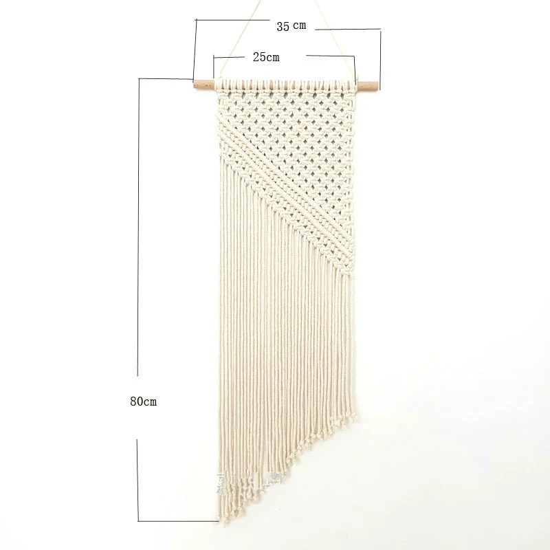 Macrame Boho Tapestry Wall Hanging Hand-woven Home Decoration Accessories Nordic Art Tassel Apartment Dorm Room | Дом и сад