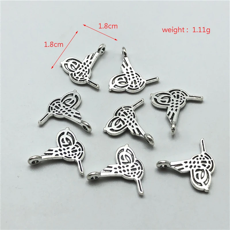 20 шт. турецкий китайский узел металлический кулон для изготовления ювелирных