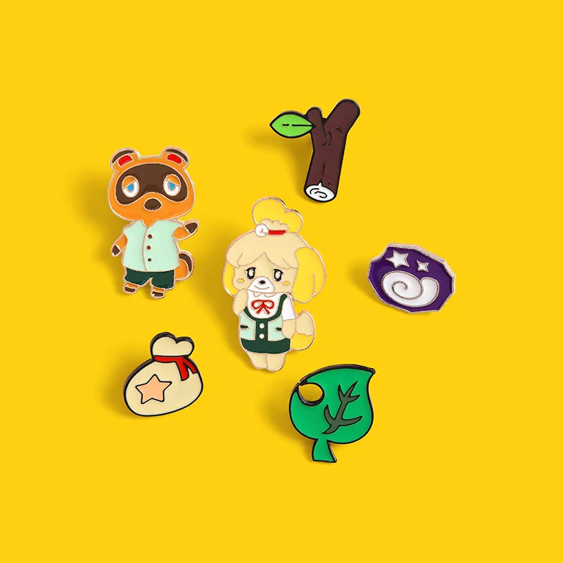 Эмалированная булавка Значки для сосен медвежонок брошь шляпы заколки с