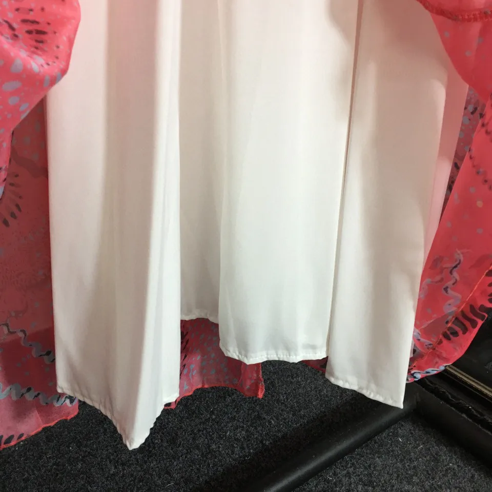 

High Quality Luxury Summer Sexy Women New Elegant Retro Print V-neck Slim Waist Chiffon Sleeveless Long Dress