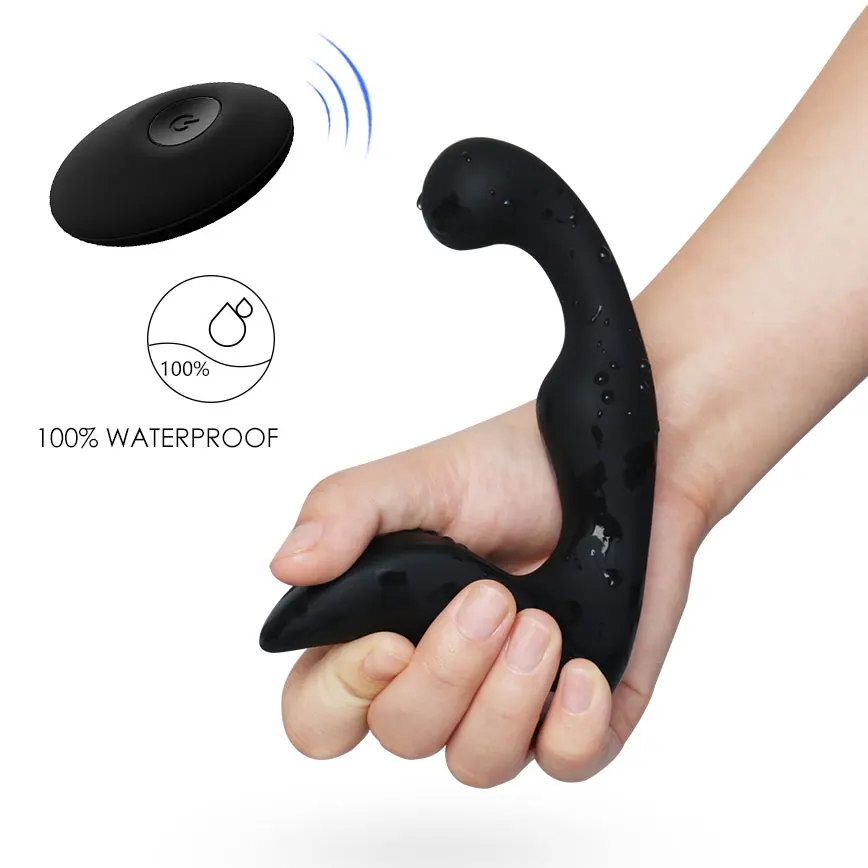 Мужской Вибратор для массажа простаты Анальная пробка Силиконовый