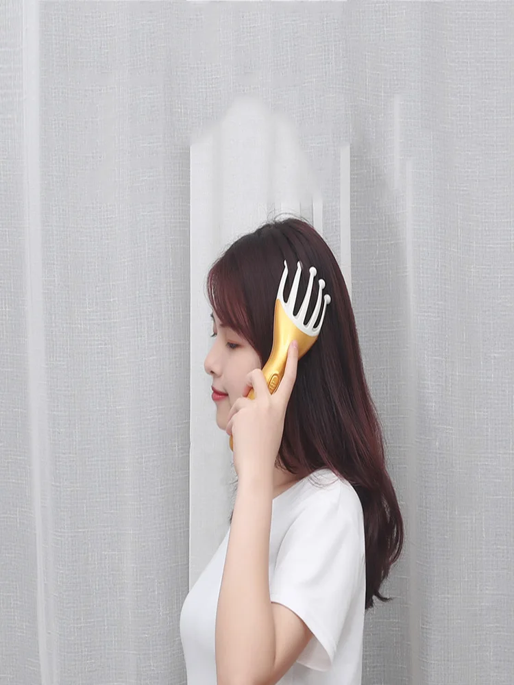 

Electric Five-claw Ball Head Massager Handheld Electric Vibration Scalp And Neck Body Meridian Massage Relaxation Instrument