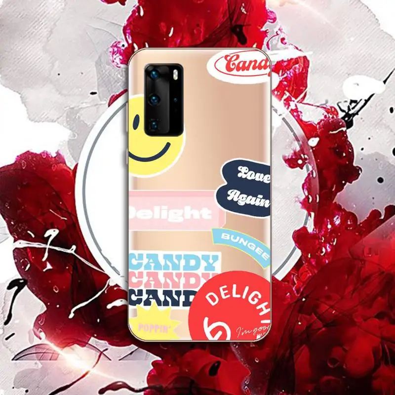 

cute fashion Phone Case Transparent for Huawei P20 P30 P40 honor 8 10i P smart 2019 Samsung A71 A21S S10 20 plus