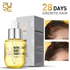 Продукты для роста волос PURC, сыворотка с экстрактом имбиря для предотвращения выпадения волос, масло для лечения кожи головы, быстрорастущий Уход за волосами для женщин 35 мл