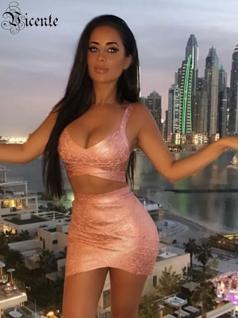 VC все бесплатная доставка 2019 новый комплект из двух предметов с масляным принтом