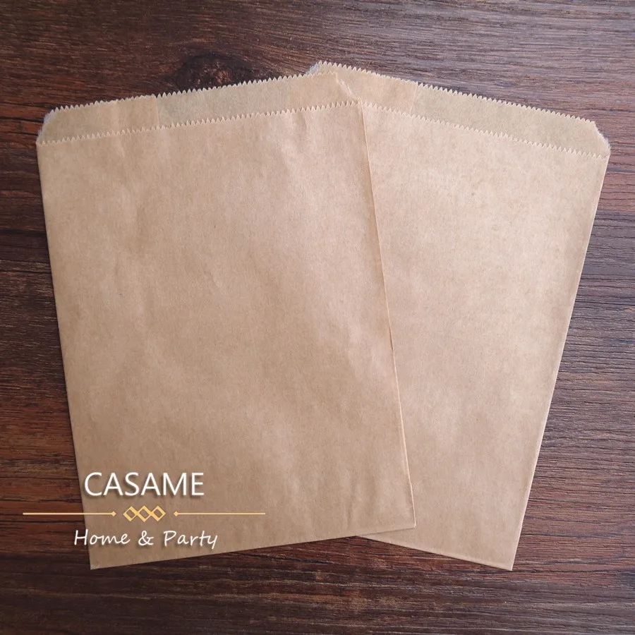 Пакеты для конфет в горошек из крафт бумаги 25 штук|Подарочные сумки и упаковка| |