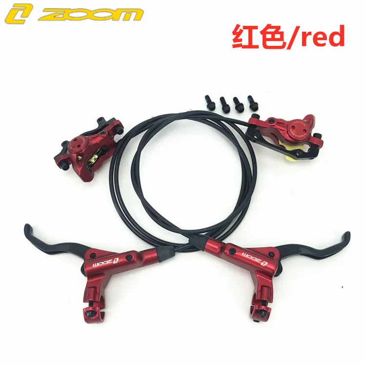 Set of red ZOOM Xinlong HB875 горный велосипед дорожный велосипед передний и задний масляный диск Гидравлический дисковый тормоз s гидравлическая Дисковая тормозная система - Цвет: Set of red