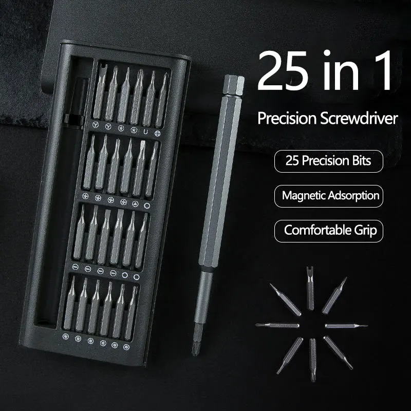 

25 in 1 Mobile Phone Repair Tools Magnetic Screwdriver Set Multifunctional Toys Repairs Kit Electronic Device Hand Tools