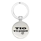 Брелок Tio Te Quiero, бестселлер, кольцо для ключей с буквами, мужские ювелирные изделия, подходящие для прямых продаж от дяди