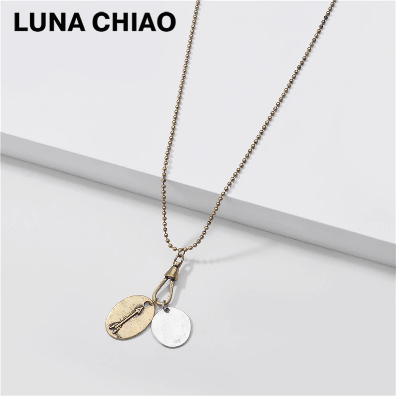 LUNA CHIAO модные ювелирные изделия винтажные поношенные золотое серебряное