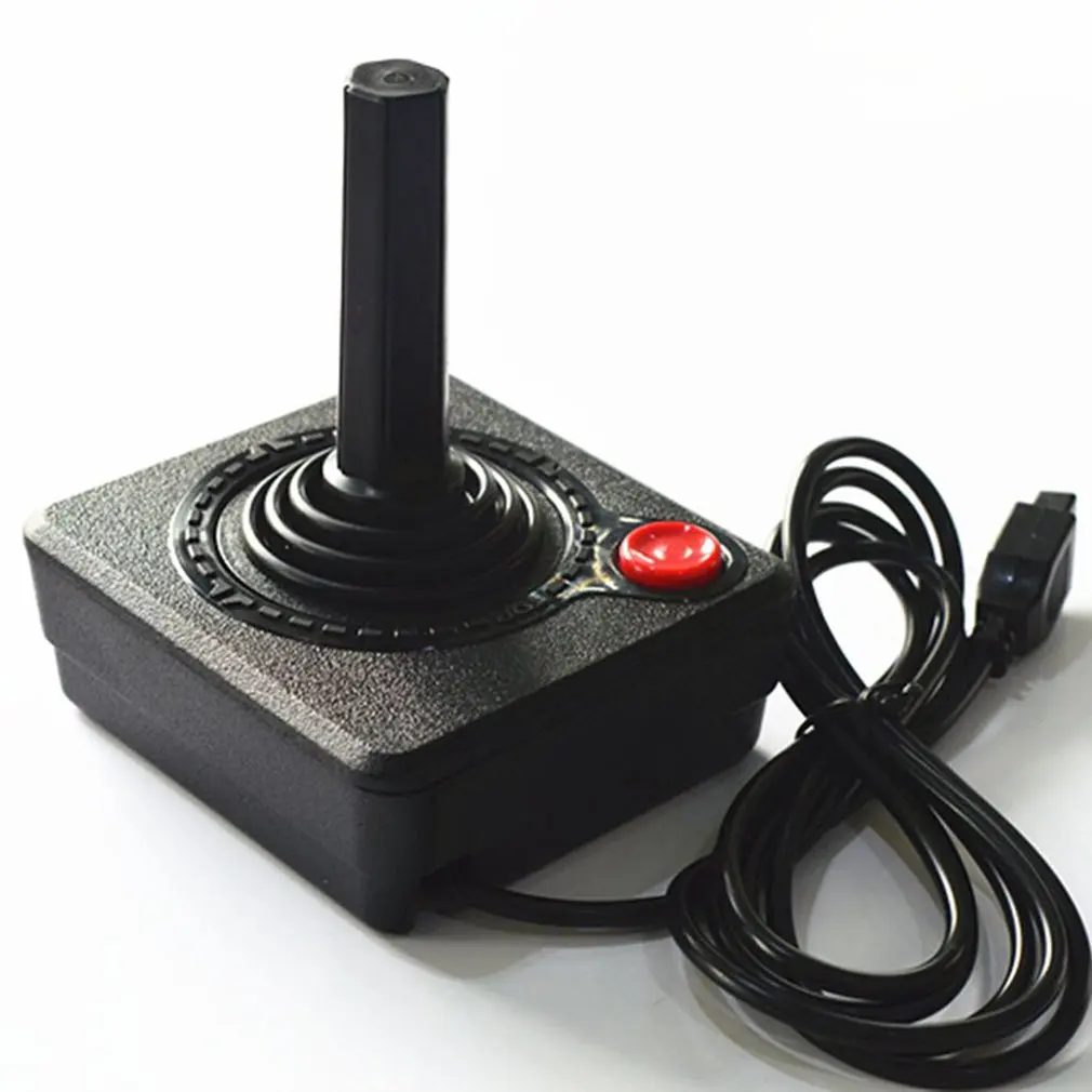 

Upgraded 1.5M Gaming Joystick Controller For Atari 2600 game rocker With 4-way Lever And Single Action Button Retro Gamepad