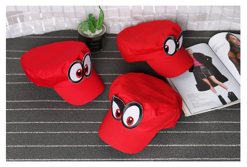 

Hot Fashion Super Game Man Hat Adult Kids Anime Cosplay Cap Handmade Funny Prop
