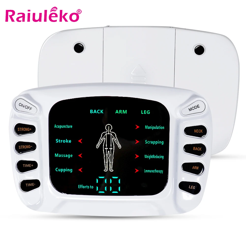 EMS мышечный Стимулятор тенсовый Массажер для похудение Иглоукалывание Цифровая