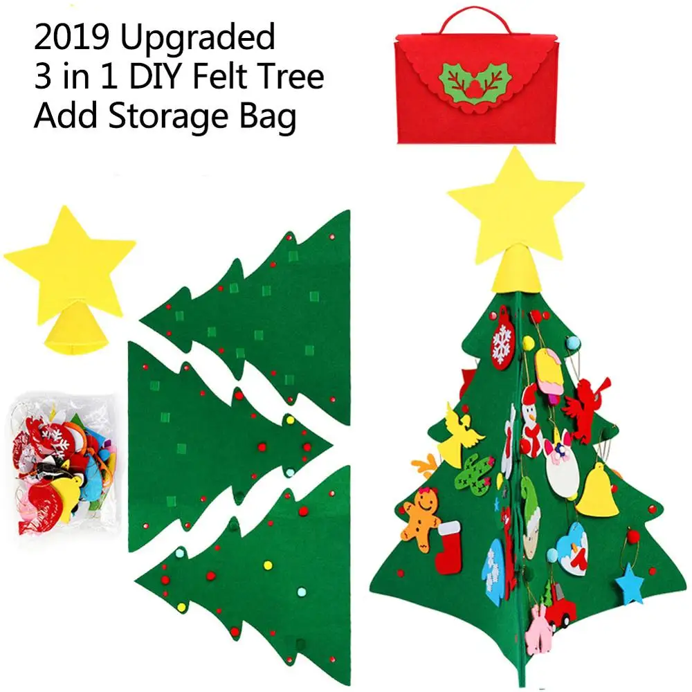 Войлочная рождественская елка с игрушками OurWarm|Деревья| |