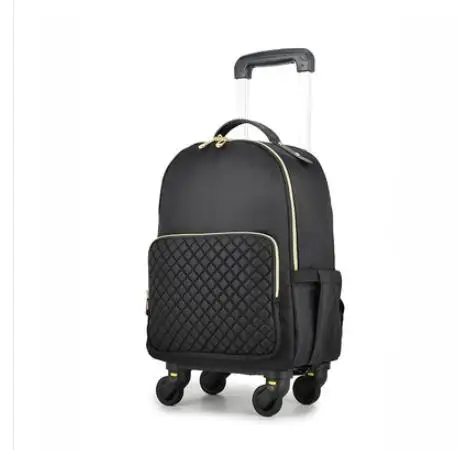 18 Inch Women Travel Luggage backpack bag cabin size Trolley Backpack luggage suitcase for women Wheeled Backpacks Carry-on Bags