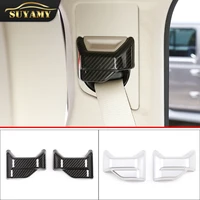 2pcs seat safety belt decoration cover trim for mercedes benz g class w463 g500 2019 2020 car accessories interior styling