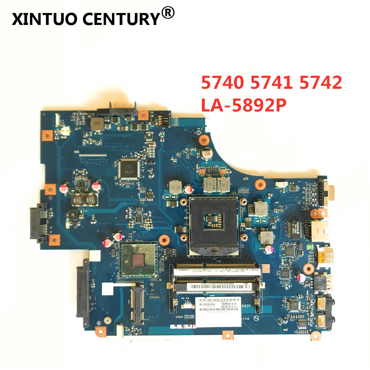 NEW70 LA 5892P для ноутбука Acer aspire 5741 5741G 5742 5742G материнская плата MBWJU02001 MBPSV02001 HM55 DDR3 100%
