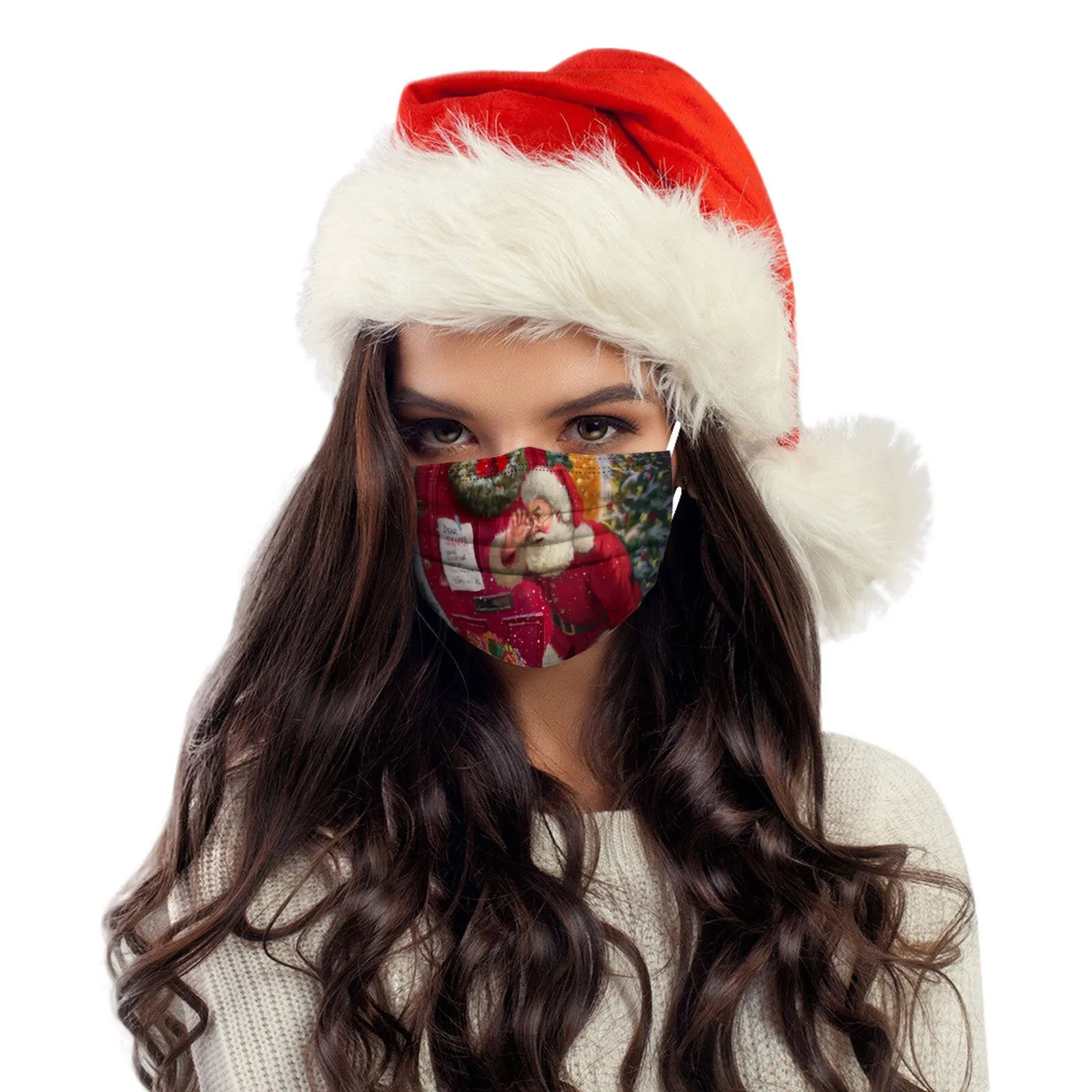 Маска для лица одноразовая трехслойная из нетканого материала 10 шт. |