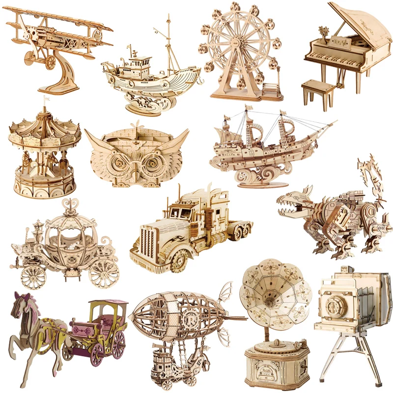 

Обучающий 3D пазл «сделай сам», 22 формы, деревянная модель, обучающая головоломка для детей и взрослых, сборная вставка, игрушка для образова...