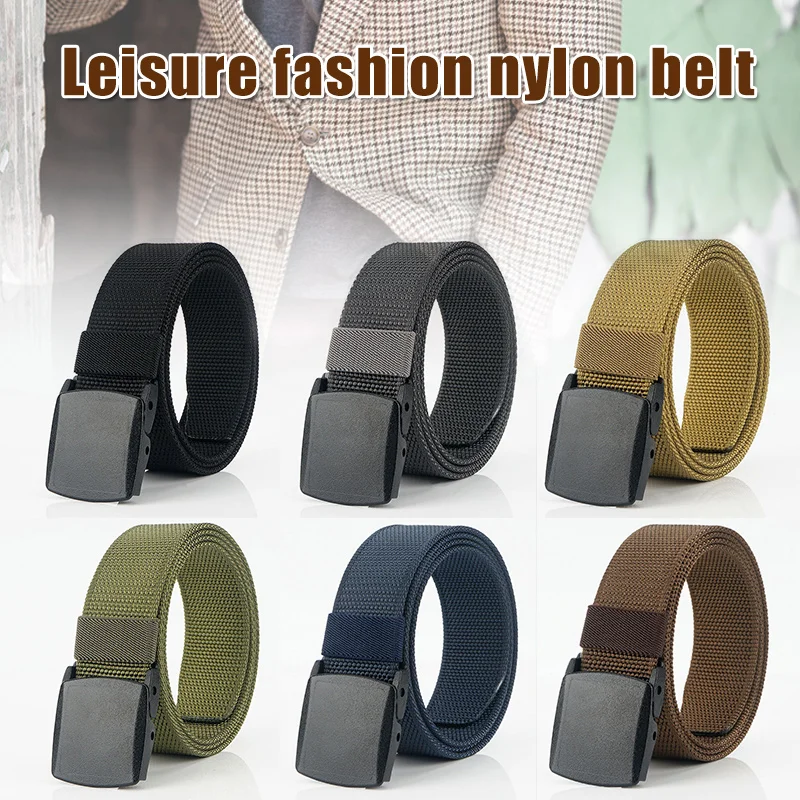 

Heavy Duty Nylon Belt for Men Lightweight Quick-Drying with Smooth Buckle SER88
