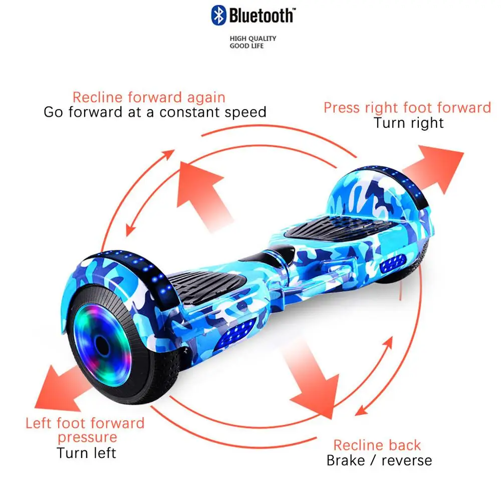 Умный Балансирующий гироскутер скейтборд Электрический Моноцикл дрифт