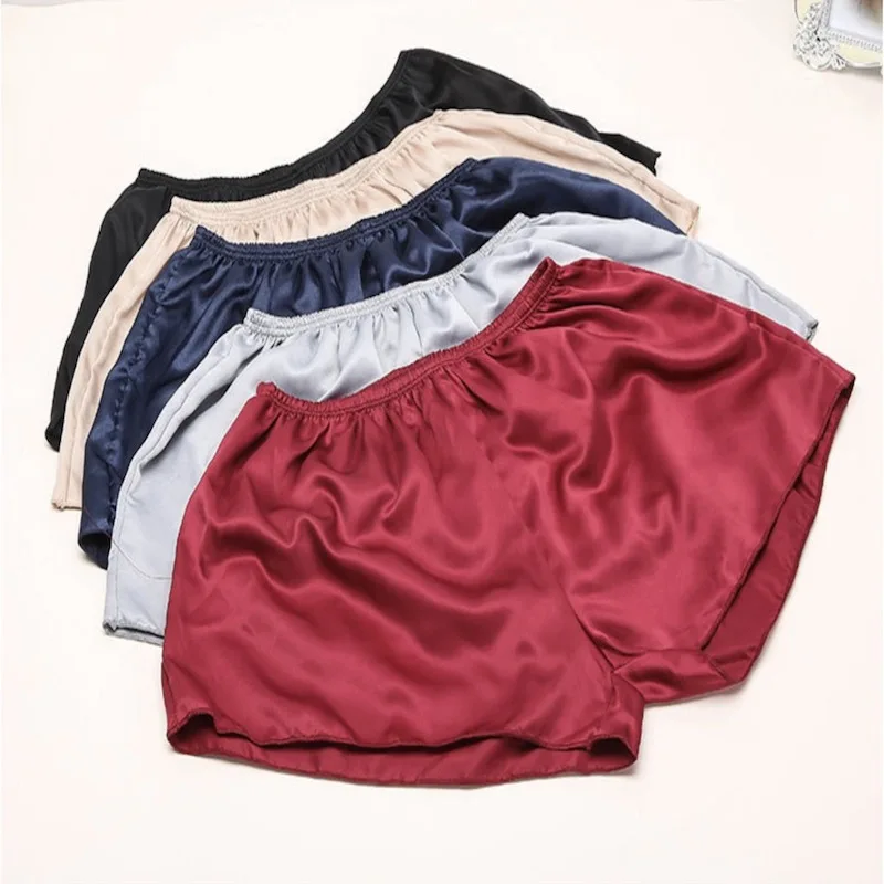 

Sexy Sleepwear Set Sling Sleepwear Lingerie sleep tops Pure color Underwear And Shorts