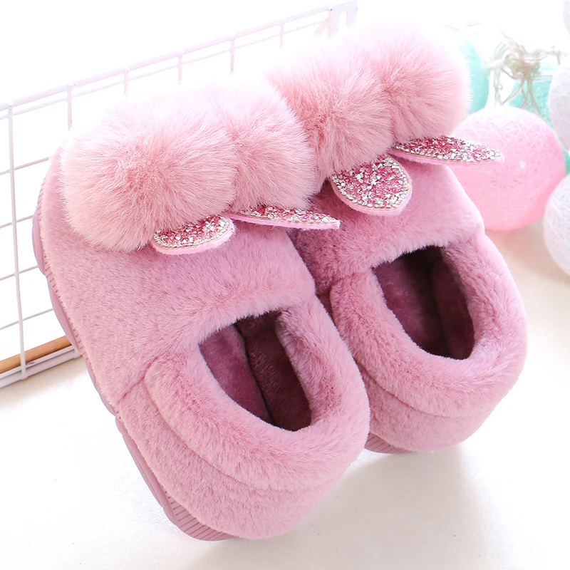 Детская обувь для девочек Тапочки из материала на основе хлопка мальчиков