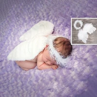 baby angel wing with headband newborn photography props set fotografia costume outfits photo shooting accessories