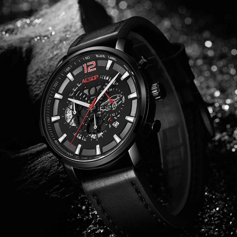 

Classic Designer Watch Men Luxury Leather Strap Men Clock Business Quartz Watches Military Waterproof 1006G Orologio al quarzo