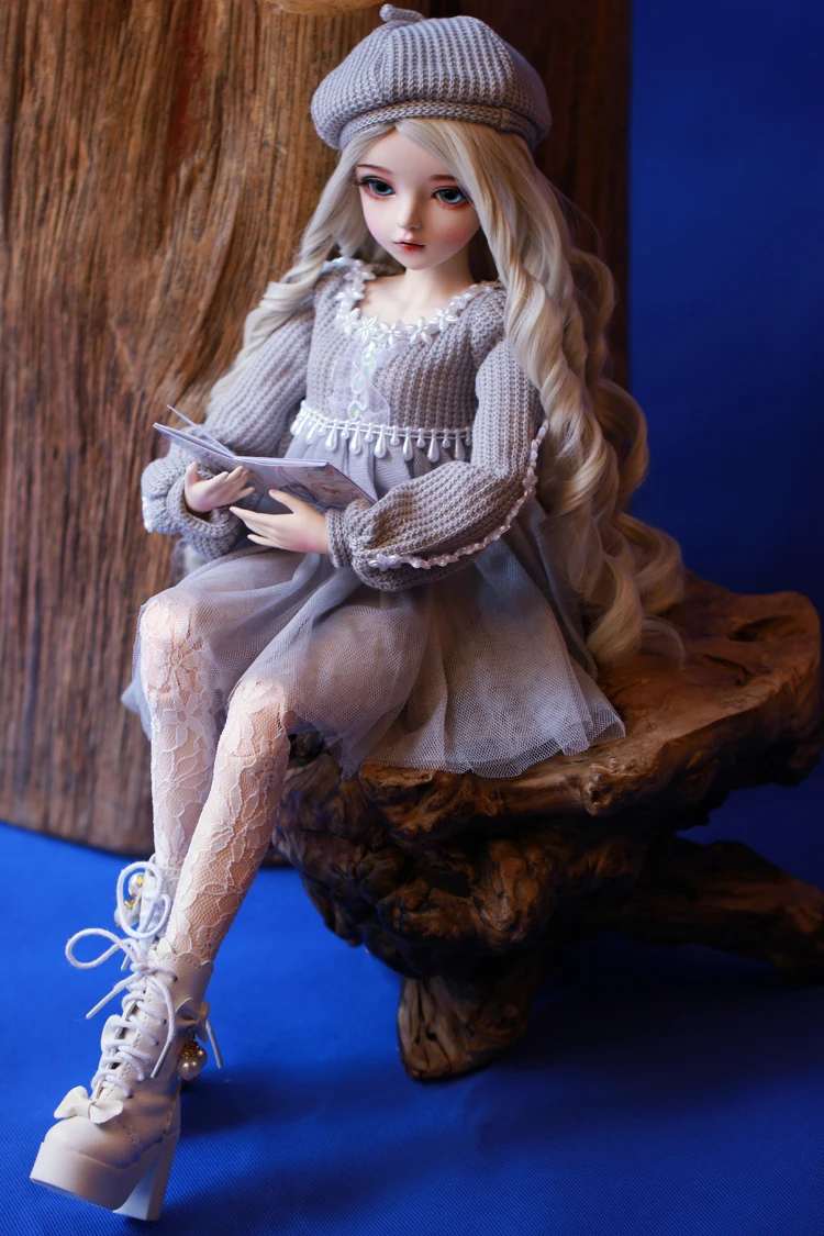 

bjd doll 60cm gifts for girl Silver hair Doll With Clothes Change Eyes Doris Dolls Best Valentine's Day Gift Handmade Beauty Toy