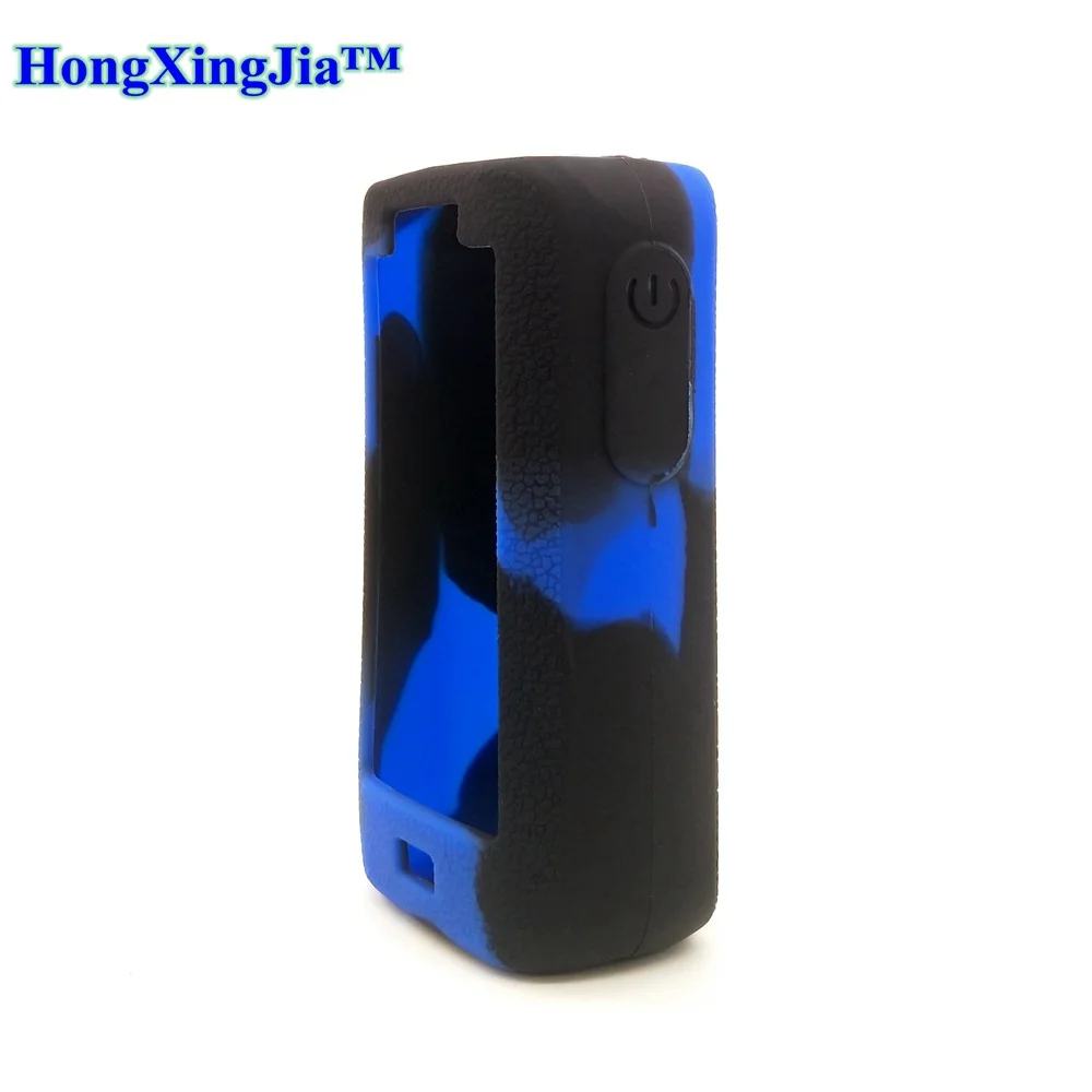 blue black Защитный силиконовый чехол для Vaporesso Luxe 220 Вт мод чехол для вейпа Резиновая кожа основы стикер рукав корпус vape SKRR танк - Цвет: blue black