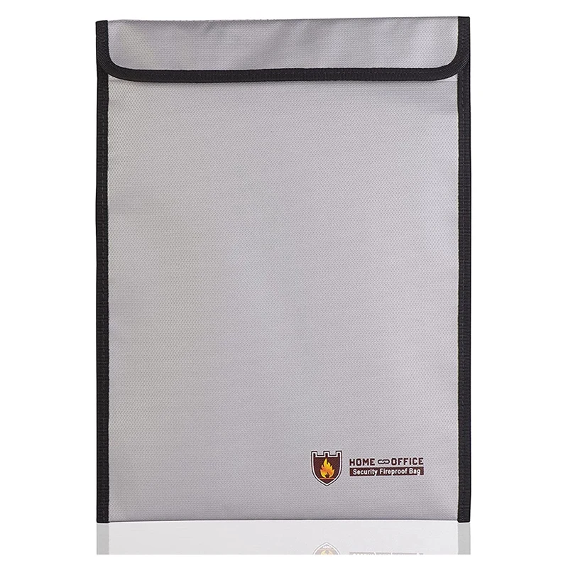 

Пожаробезопасная Сумка для документов, водонепроницаемая и огнеупорная сумка для денег на молнии, огнестойкая безопасная сумка для хранен...