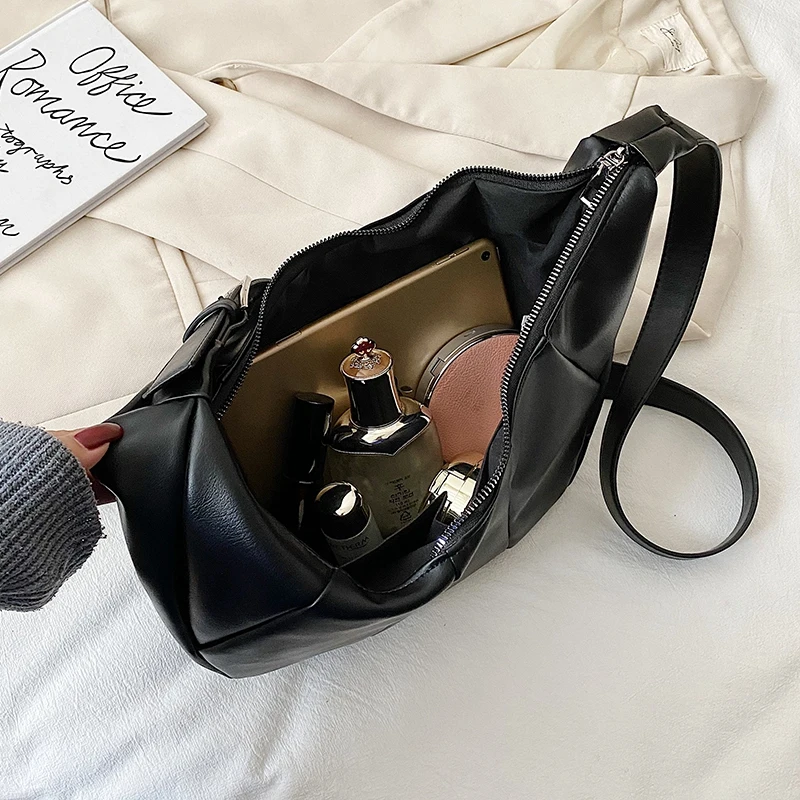 

Luxury Handbags Women Bags Designer Fashion Small Crossbody Bag Ladies PU Leather Armpit Shoulder Bags Woman Handbag Sac A Main