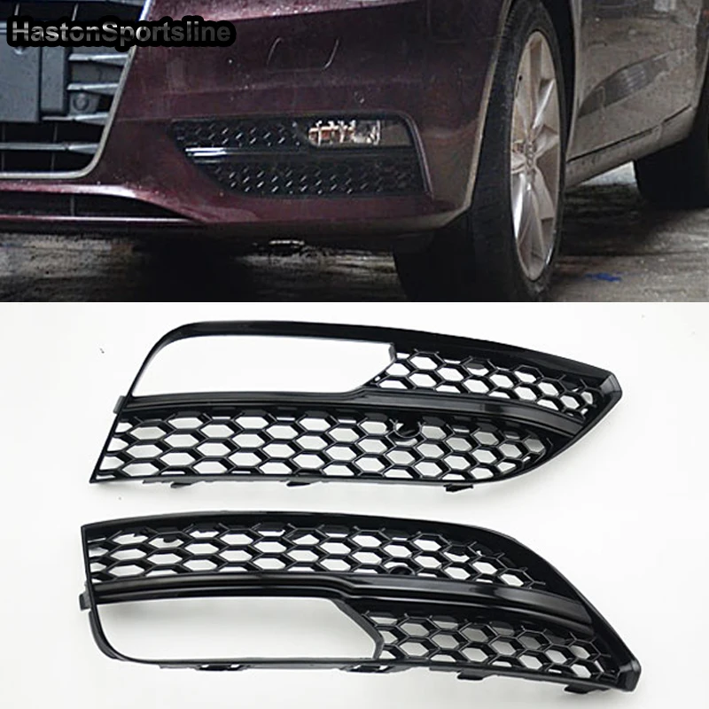 А3 Сетка переднего спортивного противотуманного фонаря с медовым сотом для Audi Standart Хэтчбек 2014-2016 Комплектующие автомобиля.