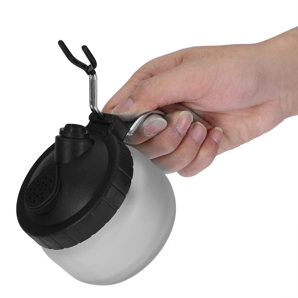 

Airbrush Cleaning Pot Holder Paint Jar Bottle Clean Needle Nozzle Brush SetAirbrush Cleaning Pot